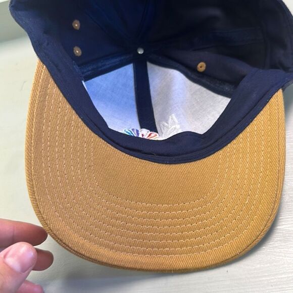 Vintage 90’s‎ Men's NBC Sports 6 Panel Semi-Flat Baseball Trucker Hat Cap OSFA - Picture 5 of 7